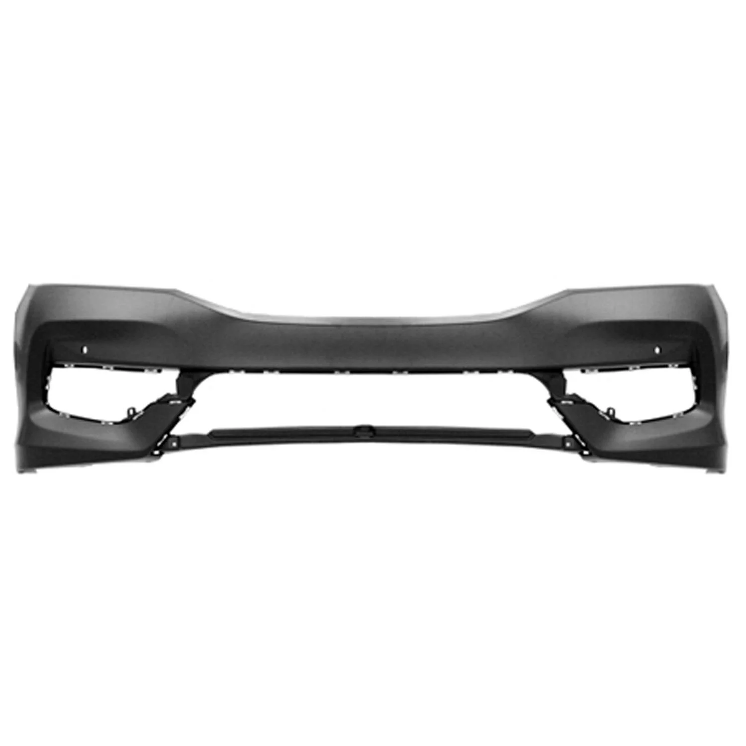 Bumper Cover Front w/Parking Sensors Primed CAPA for Honda Accord Sedan 2016–2017