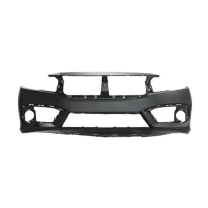 Bumper Cover Front Primed CAPA for Honda Civic Sedan Coupe Hatchback 2016–2018