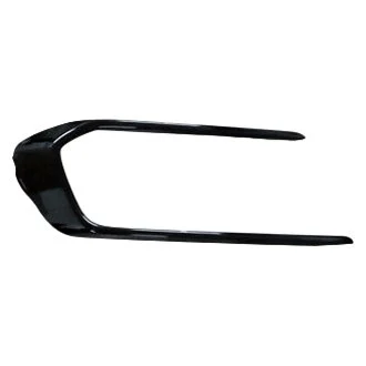 Bumper Cover Molding Front Right Side Garnish Gloss Black for Honda Passport 2019–2021