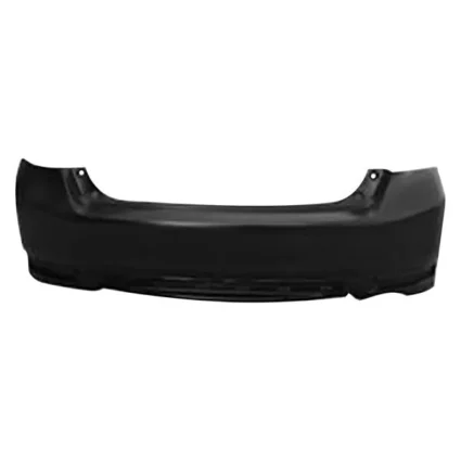 Bumper Cover Rear Single Exhaust w/o Park Assist Primed for Honda Accord Sedan LX EX EX-L 2016–2017