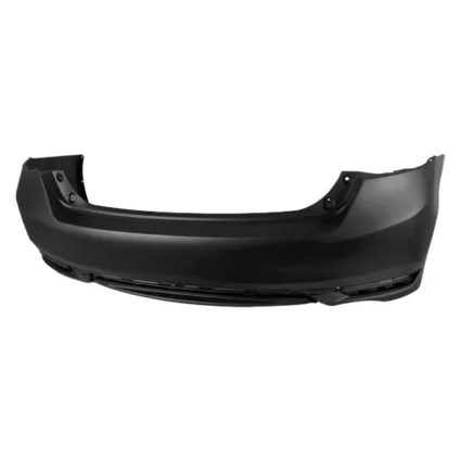 Bumper Cover Rear Single Exhaust w/o Park Assist Primed CAPA for Honda Accord Sedan LX EX EX-L 2016–2017