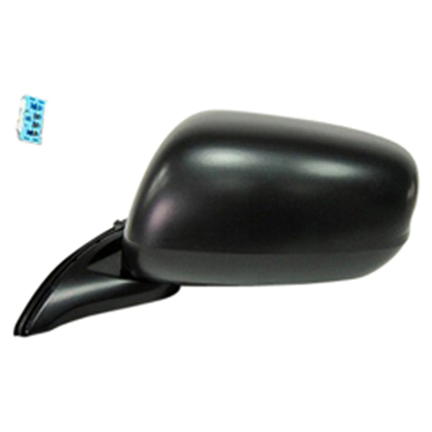 Door Mirror Assembly Left Power Non-Heated w/Cover for Honda Fit 2009–2014