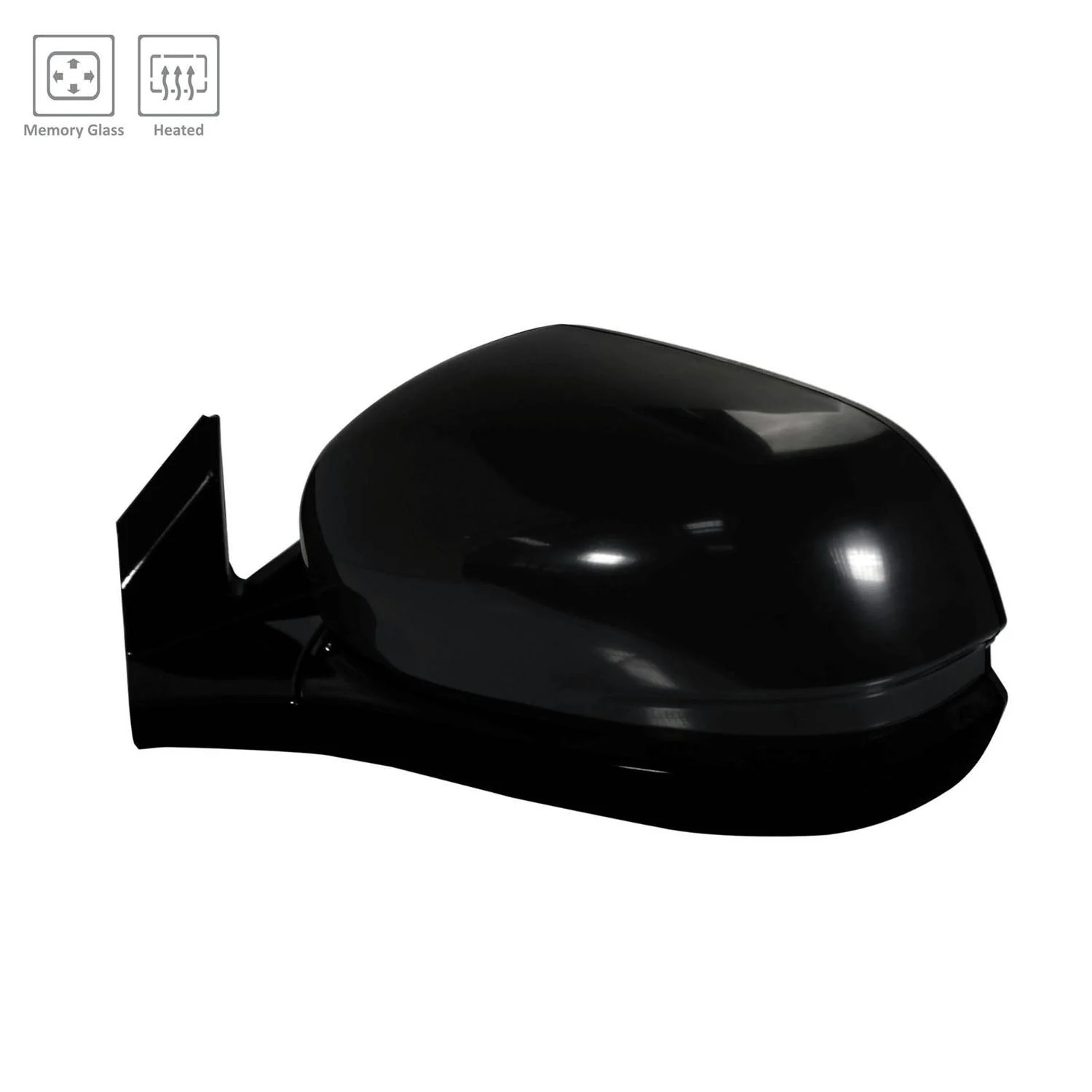 Door Mirror Assembly Left w/Memory for Honda Ridgeline Black Edition RTL-E 2017–2020