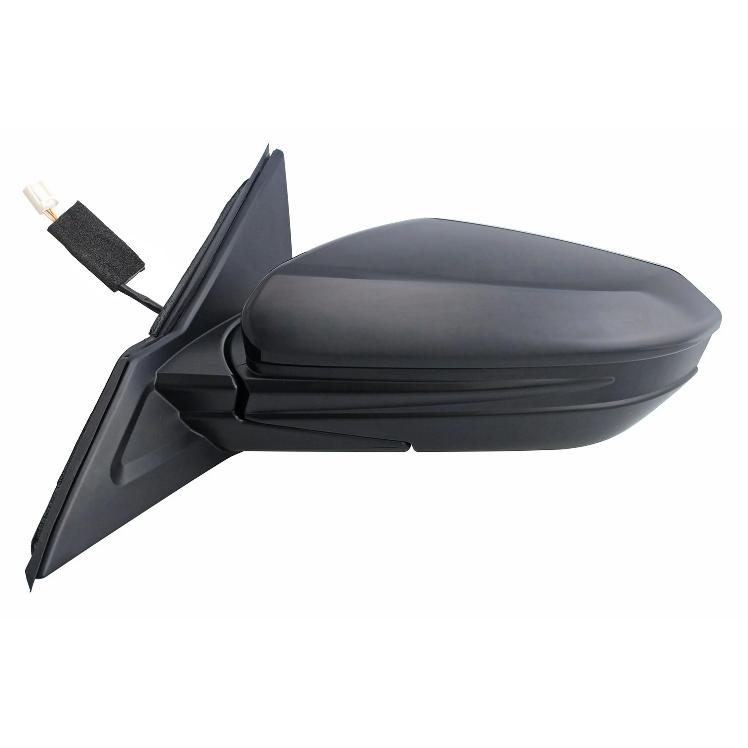 Door Mirror Assembly Left Power Non-Heated w/o Signal Lamp Flat Glass w/Cover for Honda Civic 2017–2021