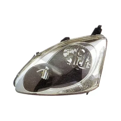 Headlight Assembly Composite Left w/o Bulbs or Sockets for Honda Civic Hatchback 2004–2005