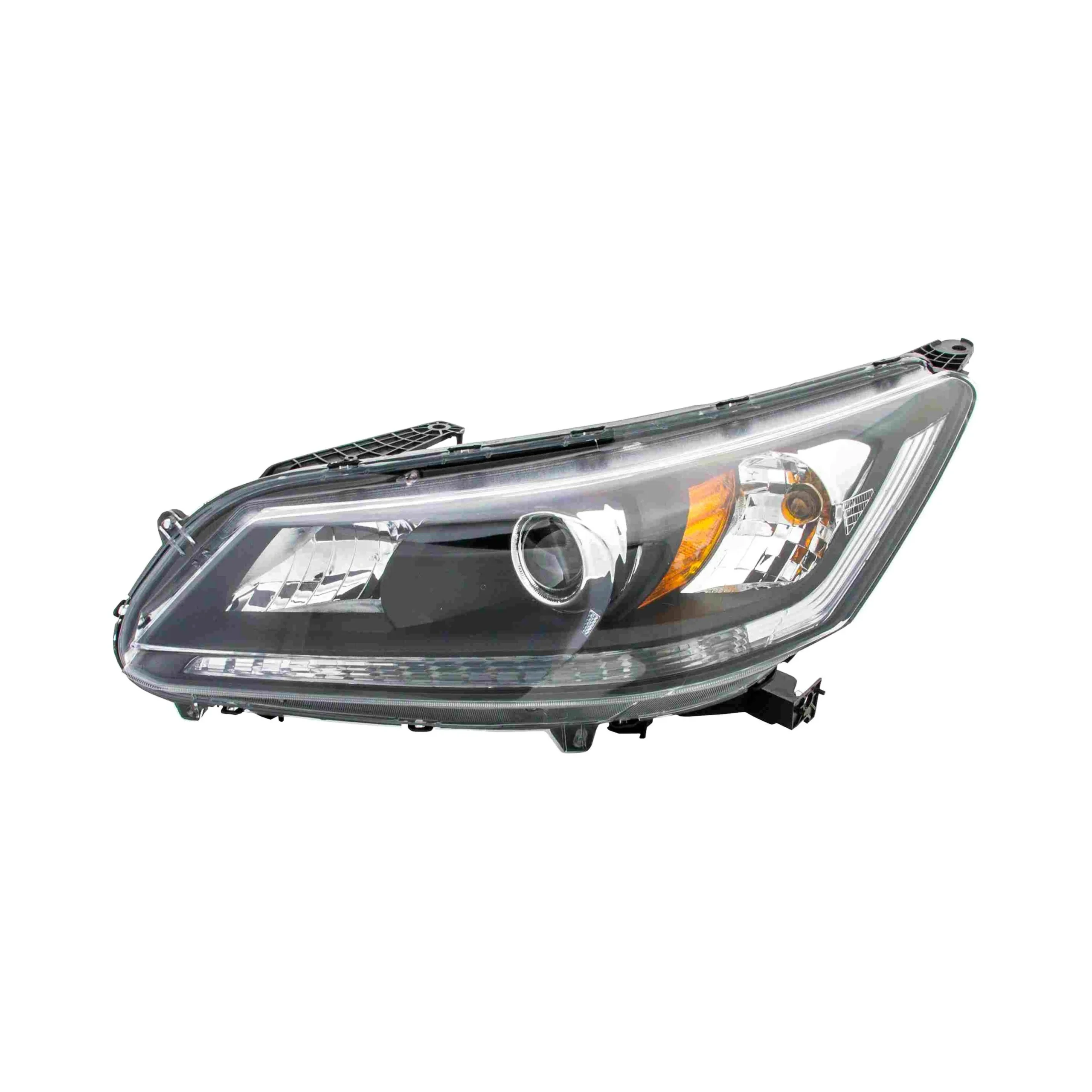 Headlight Assembly Composite Left Halogen CAPA for Honda Accord Sedan LX Sport EX EX-L 2013–2015