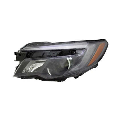 Headlight Assembly Composite Left Halogen w/o Auto Dimming w/Auto On/Off w/LED Daytime Running Lamps CAPA for Honda Pilot Ridgeline