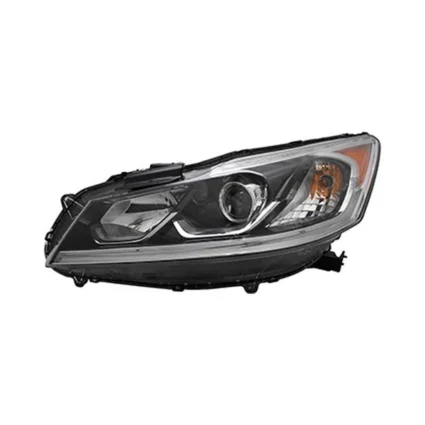 Headlight Assembly Composite Left Halogen w/DRL CAPA for Honda Accord Sedan Sport EX EX-L Sport Special Edition SE 2016–2017