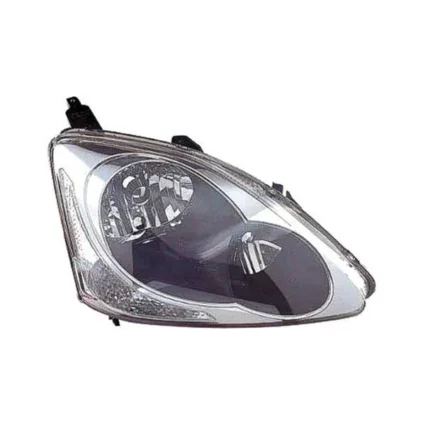 Headlight Assembly Composite Right w/o Bulbs or Sockets for Honda Civic Hatchback 2004–2005