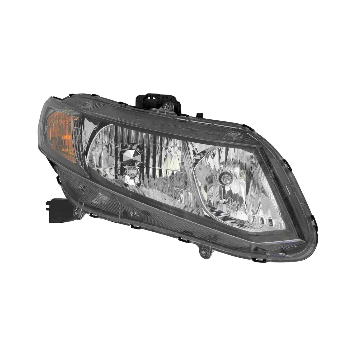Headlight Assembly Composite Right CAPA for Honda Civic Hybrid-L Hybrid 2013–2015