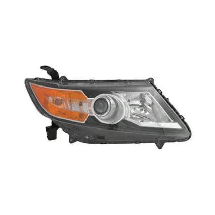 Headlight Assembly Composite Right Halogen Black Bezel for Honda Odyssey 2014–2017