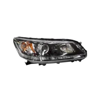 Headlight Assembly Composite Right Halogen w/LED DRL CAPA for Honda Accord Sedan EX-L Touring 2013–2015