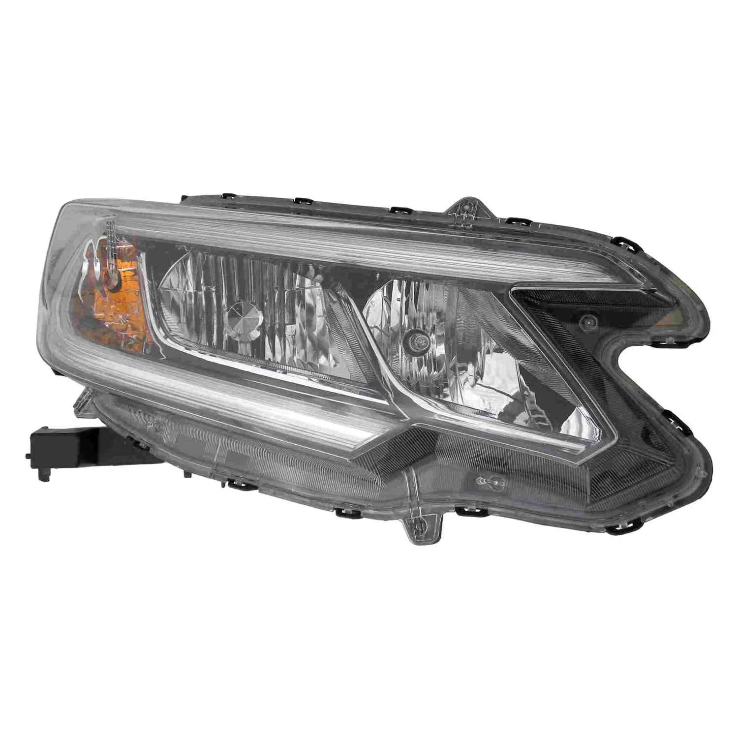 Headlight Assembly Composite Right w/o LED DRL CAPA for Honda CR-V LX 2015–2016