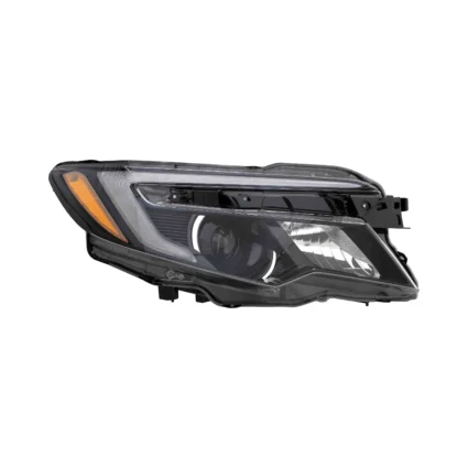 Headlight Assembly Composite Right Halogen w/o Auto Dimming w/Auto On/Off w/LED Daytime Running Lamps CAPA for Honda Pilot Ridgeline