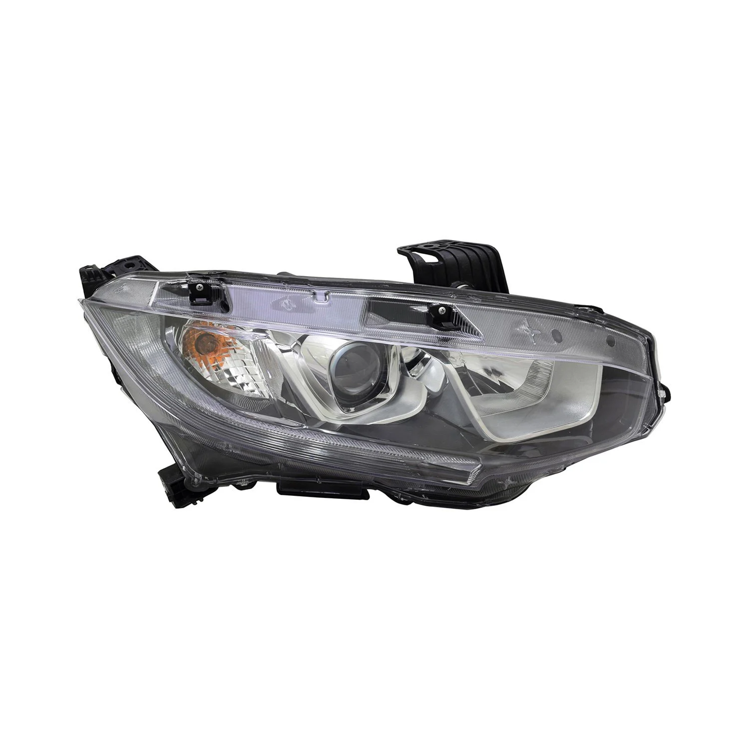 Headlight Assembly Composite Right Halogen for Honda Civic Sedan Coupe Hatchback 2016–2020