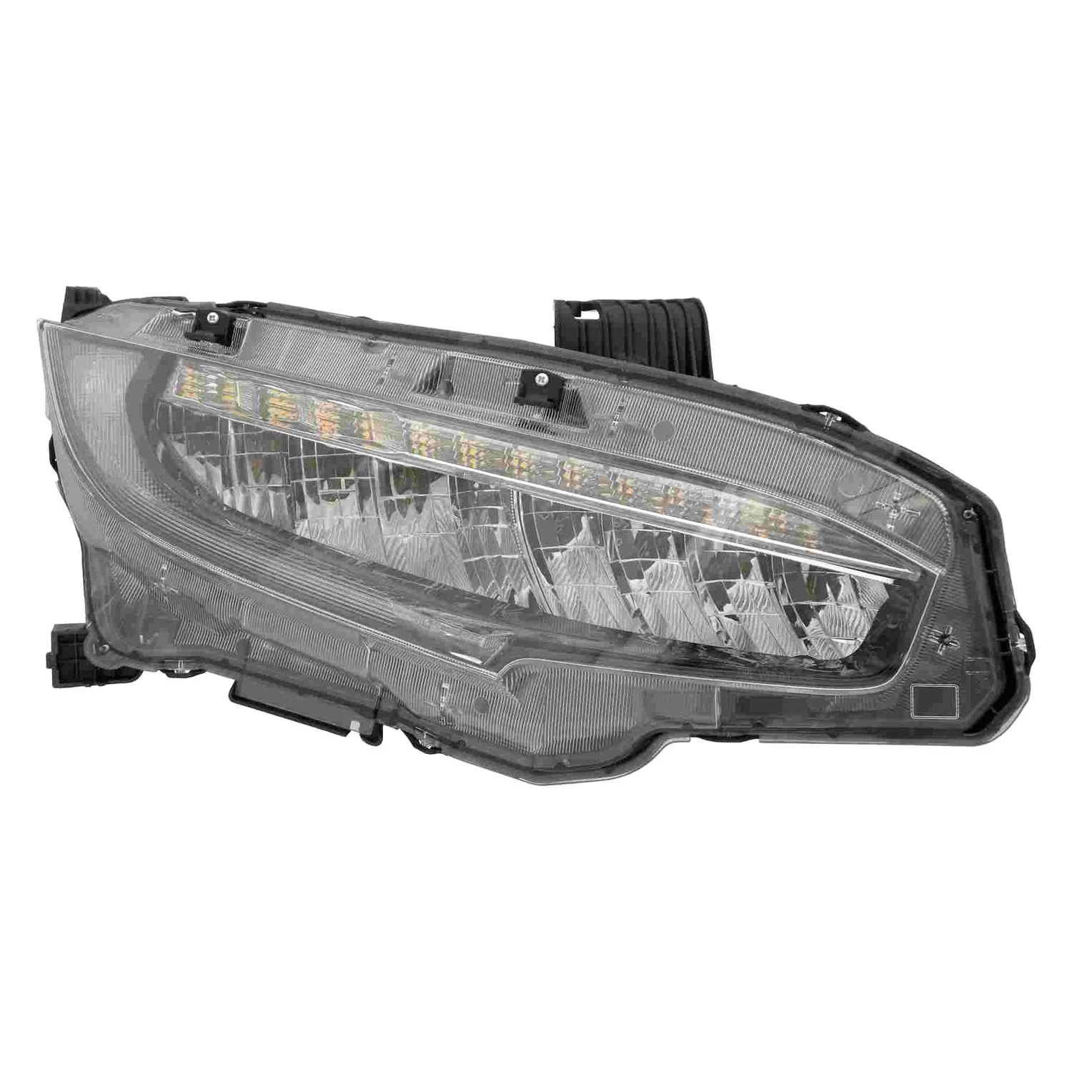 Headlight Assembly Composite Right TYPE R LED CAPA for Honda Civic 2016–2021