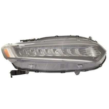 Headlight Assembly Composite Right LED High Beam CAPA for Honda Accord Hybrid EX-L Hybrid Touring Hybrid EX Hybrid 2018–2020