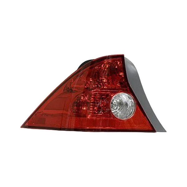 Tail Light Assembly Left Quarter Panel Mounted w/o Bulbs or Sockets for Honda Civic Coupe 2004–2005