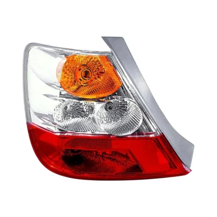 Tail Light Assembly Left w/o Bulbs or Sockets for Honda Civic Hatchback 2004–2005