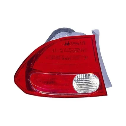 Tail Light Assembly Left On Body Lens/Housing for Honda Civic Hybrid 2006–2008