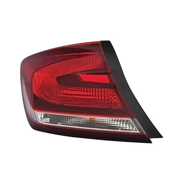 Tail Light Assembly Left Outer CAPA for Honda Civic Sedan 2013–2015