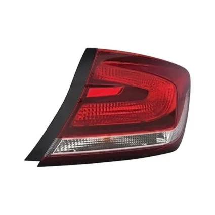 Tail Light Assembly Right Outer CAPA for Honda Civic Sedan 2013–2015