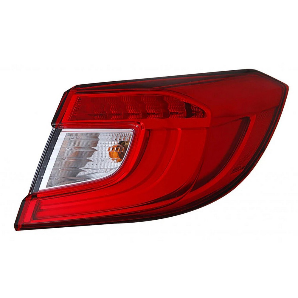 Tail Light Assembly Right Outer CAPA for Honda Accord Hybrid EX-L Hybrid Touring Hybrid EX Hybrid 2018–2020