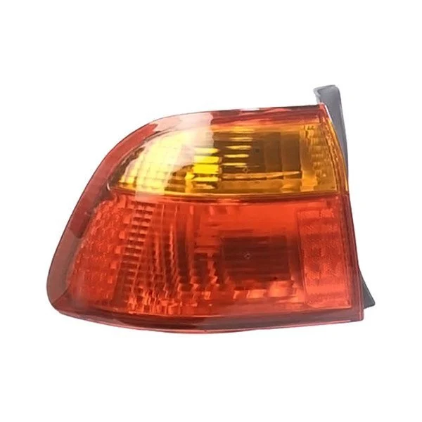 Tail Light Housing Left Body Mounted Includes Lens for Honda Civic Sedan 1999–2000