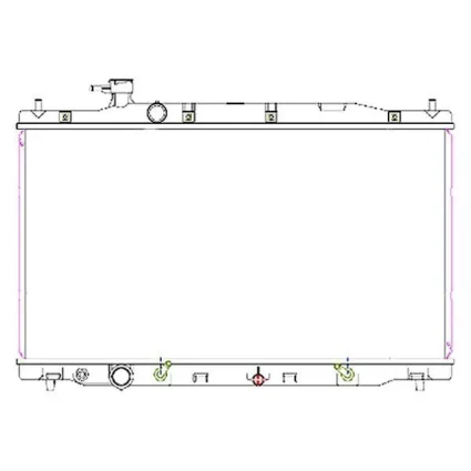 Radiator USA Built for Honda CR-V 2007–2009