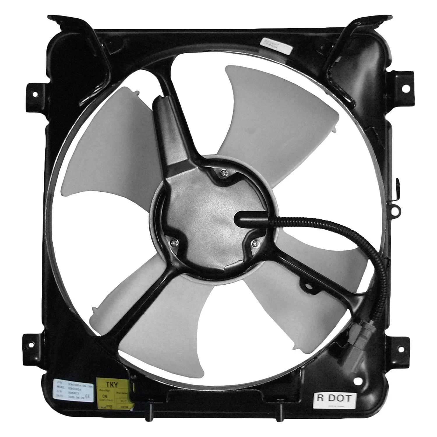 A/C Condenser Fan Assembly Includes Motor/Blade/Shroud for Honda Civic 1996–1998