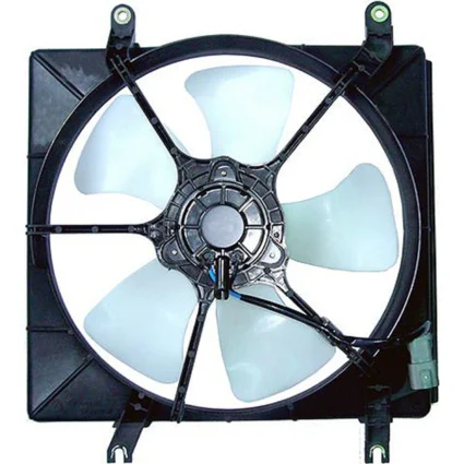 Engine Cooling Fan Assembly Includes Motor/Blade/Shroud Nippondenso Design for Honda Prelude 1997–2001