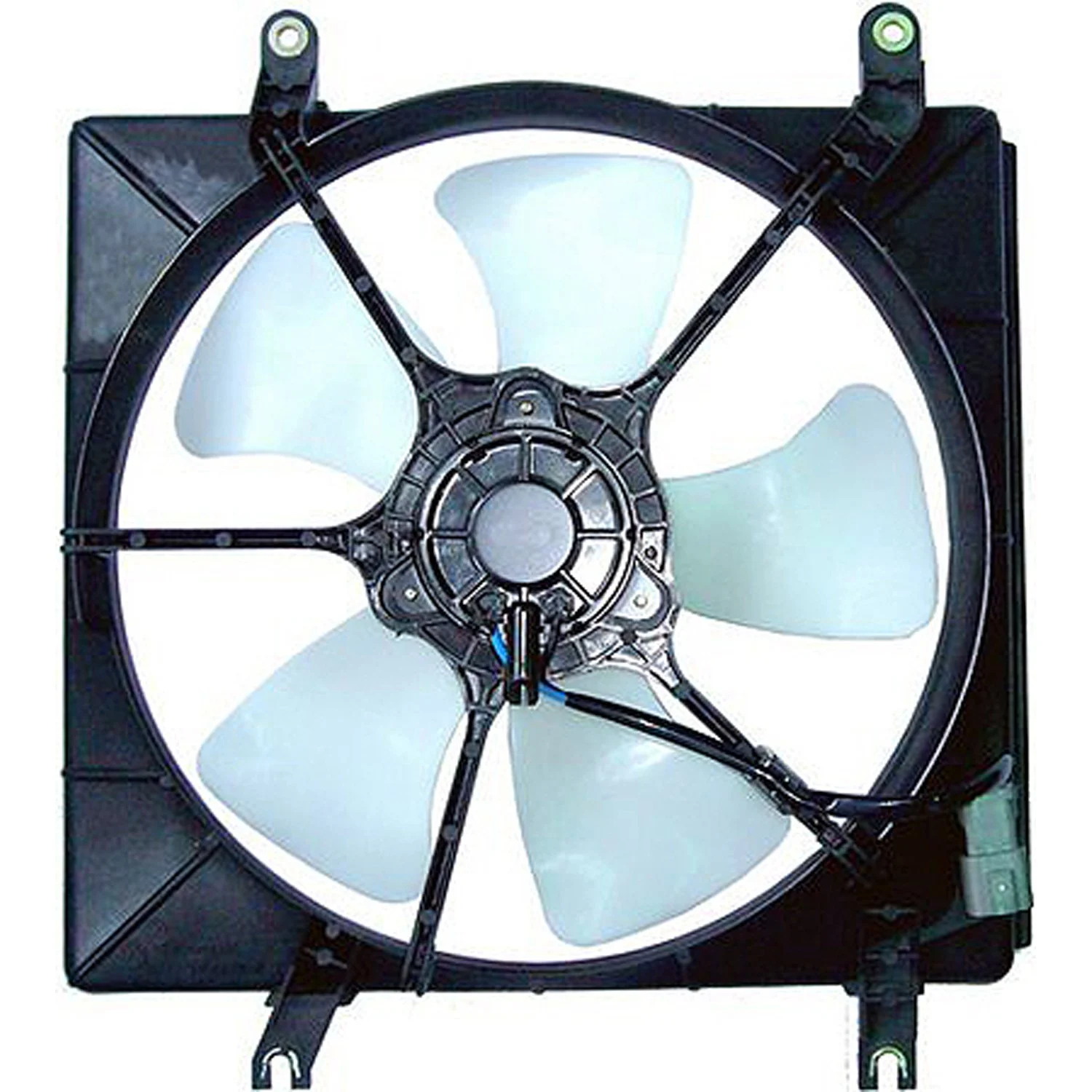 Engine Cooling Fan Assembly Includes Motor/Blade/Shroud Nippondenso Design for Honda Prelude 1997–2001