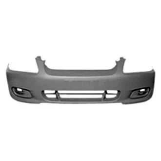 Bumper Cover Front w/o Fog Lamps Primed for Hyundai Accent Sedan 2000–2002