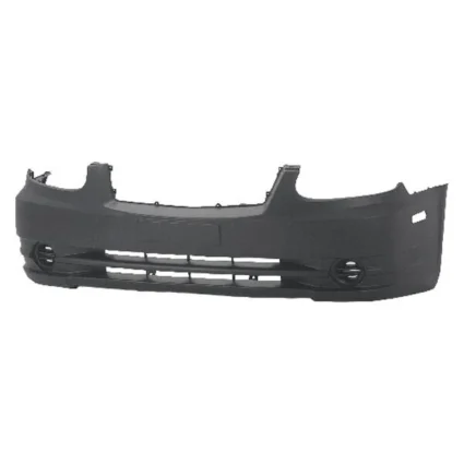 Bumper Cover Front w/o Fog Lamps Primed CAPA for Hyundai Accent 2003–2006