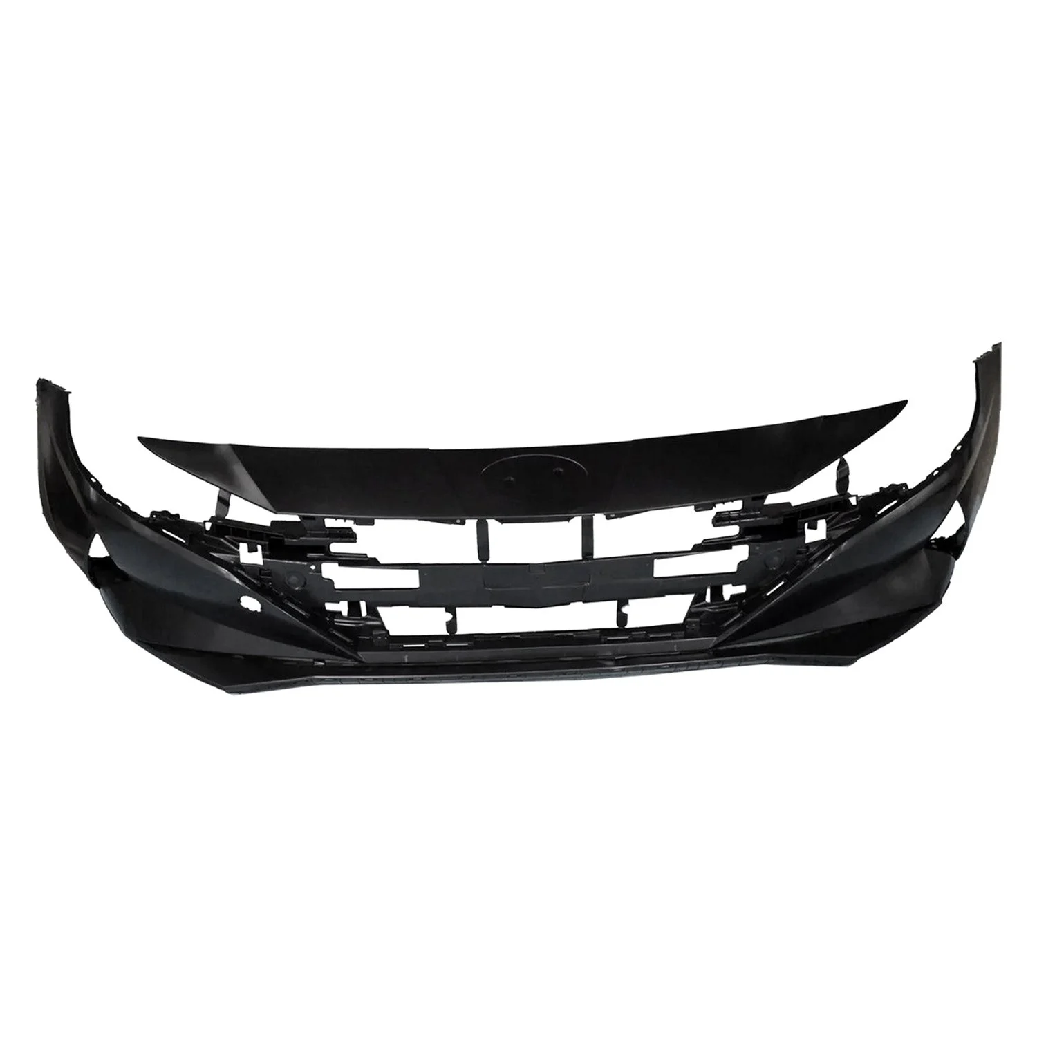 Bumper Cover Front w/o Radar Cruise Control Primed Korea Built for Hyundai Elantra Preferred SE Essential SEL Preferred Hybrid Blue Hybrid 2021–2023
