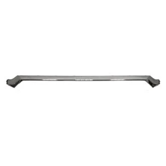 Bumper Cover Molding Front Center Upper Garnish Dark Chrome for Hyundai Santa Fe 2019–2020