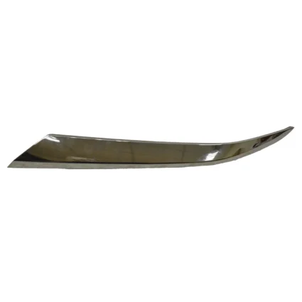 Bumper Cover Molding Front Left Dark Chrome for Hyundai Santa Fe 2019–2020