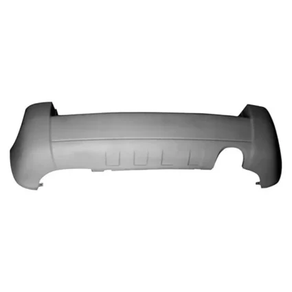 Bumper Cover Rear Single Exhaust w/o Cladding Primed for Hyundai Tucson 2005–2009