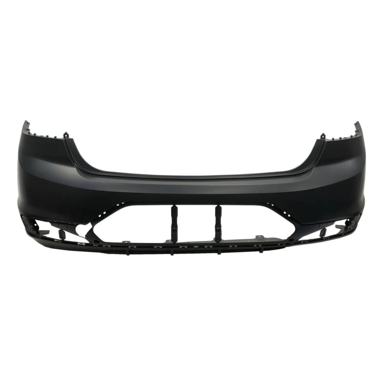 Bumper Cover Rear TCI/GDI w/o Park Sensors w/o Park Assist Primed Korea Built CAPA for Hyundai Elantra Sport 2019–2020
