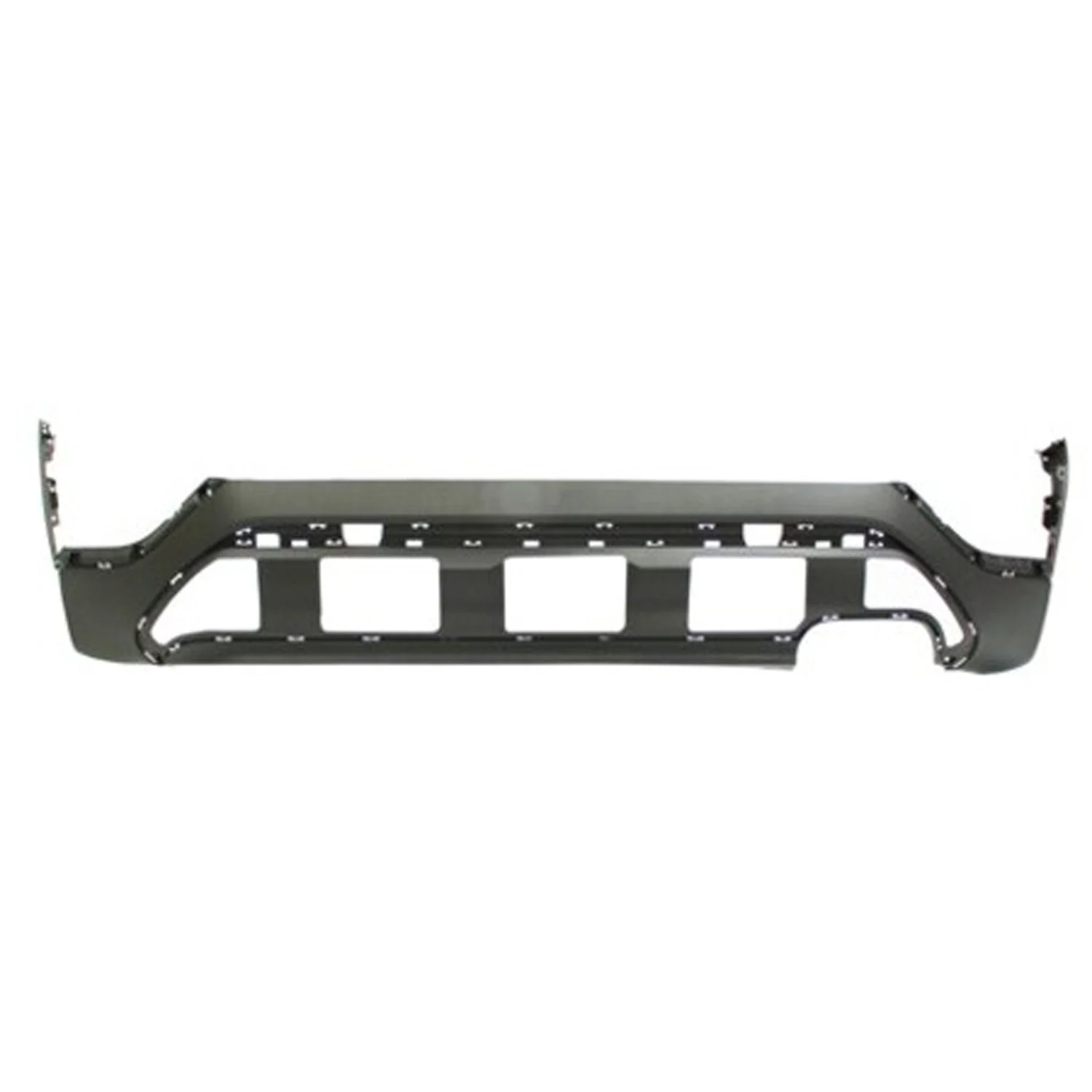Bumper Cover Rear Lower w/o Parking Sensors Textured CAPA for Hyundai Santa Fe 2019–2020