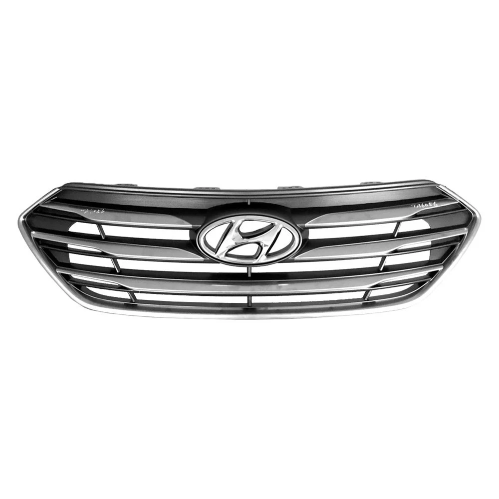 Grille Assembly w/o Front View Camera for Hyundai Santa Fe Sport 2017–2018