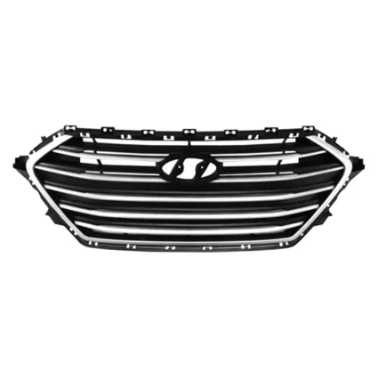 Grille Assembly Silver Korea Built for Hyundai Elantra Sedan 2017–2018
