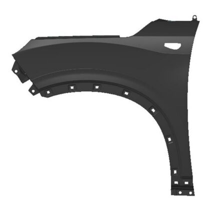 Fender Front Left w/Side Marker Lamp Hole for Hyundai Venue 2020–2024