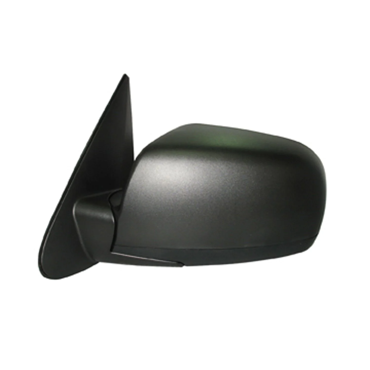 Door Mirror Assembly Left Power Non-Heated Matte Black for Hyundai Santa Fe 2009
