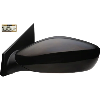 Door Mirror Assembly Left Power Non-Heated w/o Signal Lamp for Hyundai Sonata 2011