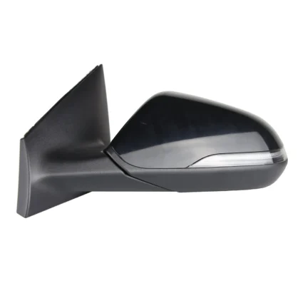 Door Mirror Assembly Left Heated w/Blind Spot Detection w/o Memory w/Signal Lamp Matte Black for Hyundai Sonata 2018–2019