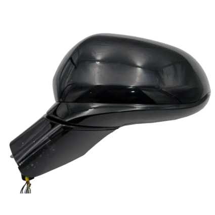 Door Mirror Assembly Left Heated w/o Signal Lamp Textured Black for Hyundai Santa Fe 2019–2020