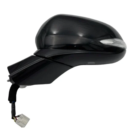 Door Mirror Assembly Left Heated w/Signal Lamp w/o Side View Camera Textured Black for Hyundai Santa Fe 2019–2020