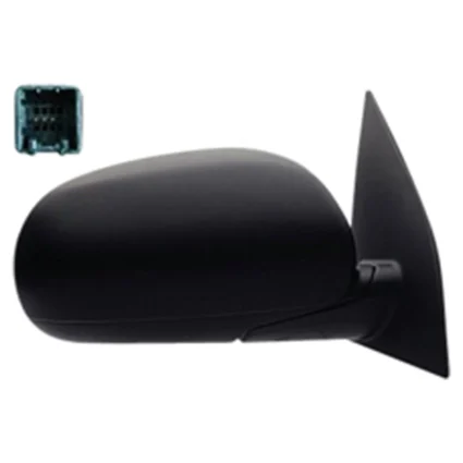 Door Mirror Assembly Right Power Textured Black for Hyundai Accent Hatchback 2010–2011