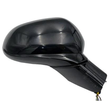Door Mirror Assembly Right Heated w/o Signal Lamp Textured Black for Hyundai Santa Fe 2019–2020